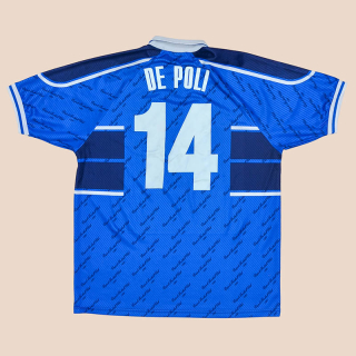 Empoli 1999 - 2000 Home Shirt #14 De Poli (Very good) XXL