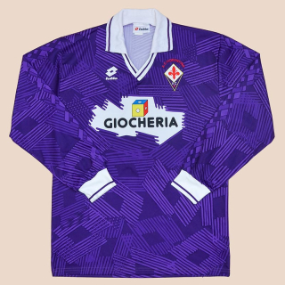 Fiorentina 1991 - 1992 Home Shirt (Very good) L