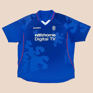 Rangers 2002 - 2003 Home Shirt (Not bad) XXL