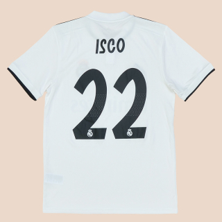 Real Madrid 2018 - 2019 Home Shirt #22 Isco (Excellent) S