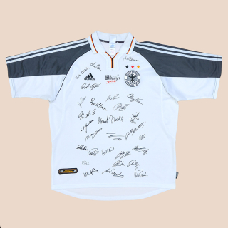 Germany 2000 - 2002 'Squad Signed' Home Shirt (Very good) XL