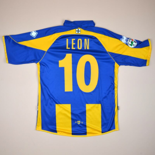 Parma 2008 - 2009 Match Issue Away Shirt #10 Leon (Very good) L