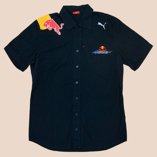 Red Bull Racing 'Coulthard Era' Formula 1 Button Shirt (Excellent) L