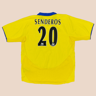 Arsenal 2003 - 2005 Away Shirt #20 Senderos (Very good) XL