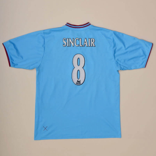 West Ham 2001 - 2003 Away Shirt #8 Sinclair (Good) XL