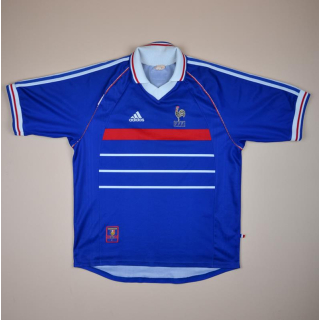 France 1998 - 2000 Home Shirt (Very good) L