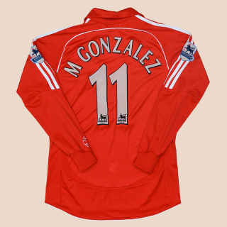 Liverpool 2006 - 2007 Home Shirt #11 M. Gonzalez (Good) S