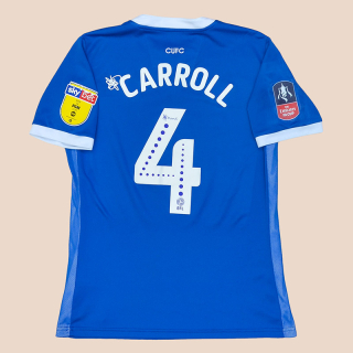 Carlisle 2019 - 2020 Match Issue Home Shirt #4 Carroll (Good) L