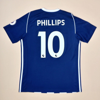 West Brom 2017 - 2018 Home Shirt #10 Phillips (Very good) M