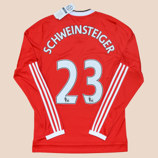 Manchester United 2015 - 2016 'BNWT' Home Shirt #23 Schweinsteiger (New with defects) S