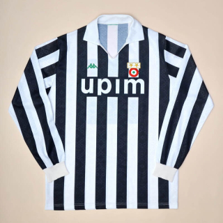 Juventus 1990 - 1991 Home Shirt #9 (Very good) L