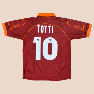 Roma 1999 - 2000 Home Shirt #10 Totti (Excellent) YXXL