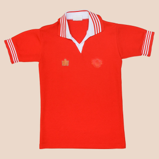 Manchester United 1975 - 1980 Home Shirt (Good) L boys