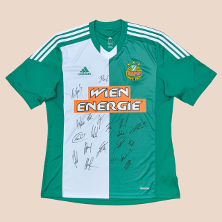 Rapid Vienna 2013 - 2014 'Signed' Home Shirt (Very good) L