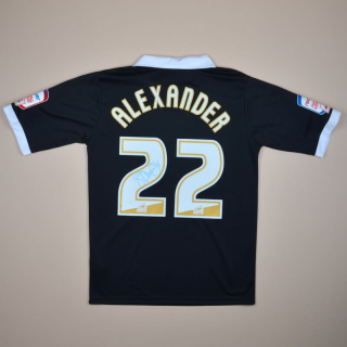 Preston 2011 - 2012 Match issue Signed Away Shirt #22 Alexander (Excellent) M