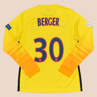 Paris Saint-Germain 2015 - 2016 Match Issue Champions League Goalkeeper Shirt #30 Berger (Very good) L women