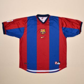 Barcelona 1998 - 1999 Home Shirt (Good) XL