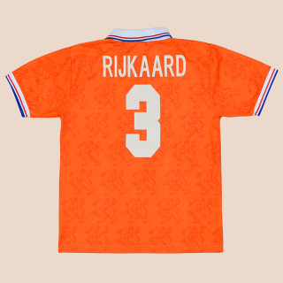 Holland 1994 - 1996 Home Shirt #3 Rijkaard (Very good) L