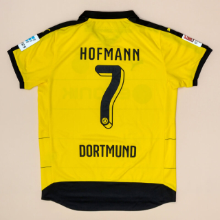 Borussia Dortmund 2015 - 2016 Home Shirt #7 Hofmann (Very good) L