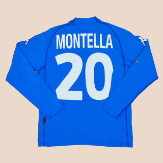 Italy 2000 - 2001 Home Shirt #20 Montella (Very good) L