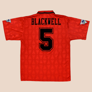 AFC Wimbledon 1995 - 1996 Match Issue Away Shirt #5 Blackwell (Very good) XL