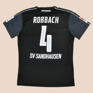 SV Sandhausen 2016 - 2017 Match Issue Away Shirt #4 Robbach (Very good) L