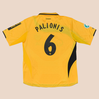 Dynamo Dresden 2010 - 2011 Match Issue Home Shirt #6 Palionis (Very good) L