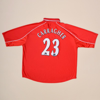 Liverpool 2000 - 2002 Home Shirt #23 Carragher (Very good) XL