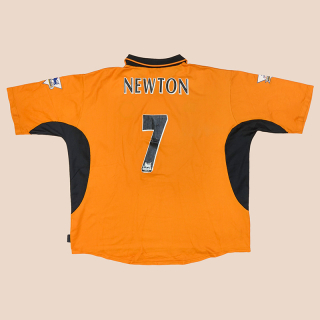 Wolverhampton 2002 - 2004 Home Shirt #7 Newton (Good) XXL