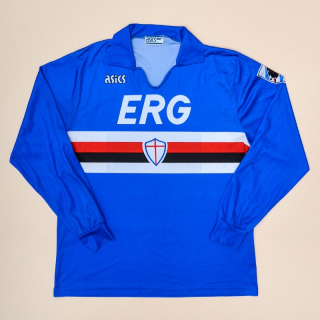 Sampdoria 1990 - 1991 Home Shirt (Very good) XL