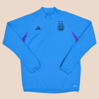 Argentina 2022 - 2023 1/3 Zip Training Top (Excellent) L