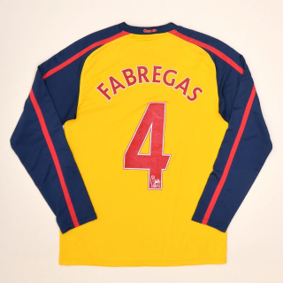 Arsenal 2008 - 2009 Away Shirt #4 Fabregas (Very good) S