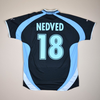 Lazio 1999 - 2000 Away Shirt #18 Nedved (Very good) L