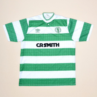 Celtic 1987 - 1989 Home Shirt (Very good) M