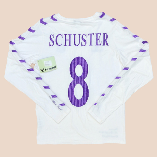 Real Madrid 1988 - 1990 'BNWT' Reissue Home Shirt #8 Schuster (New with tags) XL