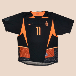 Holland 2002 - 2004 Match Issue Away Shirt #11 (Good) L