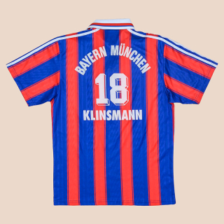 Bayern Munich 1995 - 1997 Home Shirt #18 Klinsmann (Good) S