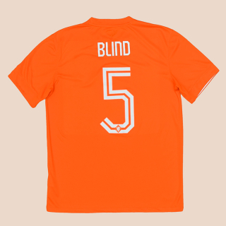 Holland 2014 - 2015 Home Shirt #5 Blind (Very good) M