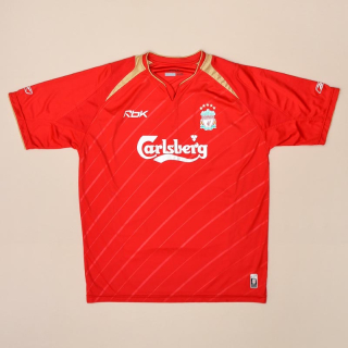 Liverpool 2005 - 2006 Champions League Home Shirt (Very good) L