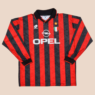 AC Milan 1994 - 1995 Home Shirt (Very good) XXL