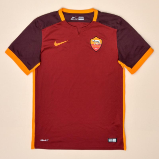 Roma 2015 - 2016 Home Shirt (Very good) S