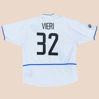 Inter Milan 2002 - 2003 Away Shirt #32 Vieri (Good) XL