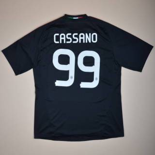 AC Milan 2010 - 2011 Third Shirt #99 Cassano (Excellent) XL