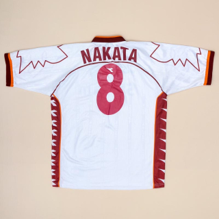 Roma 1999 - 2000 Away Shirt #8 Nakata (Very good) L