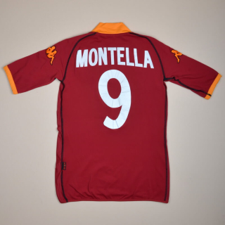 Roma 2002 - 2003 Home Shirt #9 Montella (Good) S