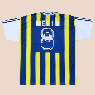 Fenerbahce 1998 - 1999 Home Shirt #8 Metin (Not bad) XL