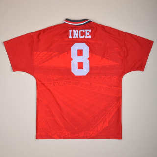 Manchester United 1994 - 1996 Home Shirt #8 Ince (Very good) M