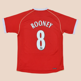 Manchester United 2006 - 2007 Home Shirt #8 Rooney (Very good) M