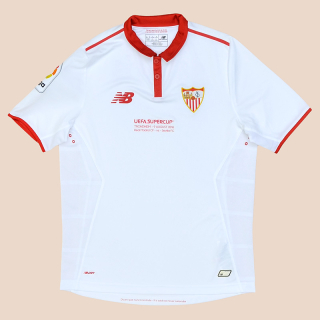 Sevilla 2016 - 2017 UEFA Supercup Home Shirt (Excellent) S