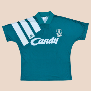 Liverpool 1991 - 1992 Away Shirt (Very good) M (40/42)